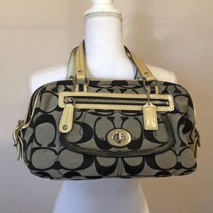 Coach Bonnie Signature Satchel Bag B0973 13402